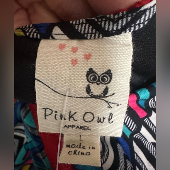 Colorful Geometric Pattern Dress- Large - Picture 5 of 7